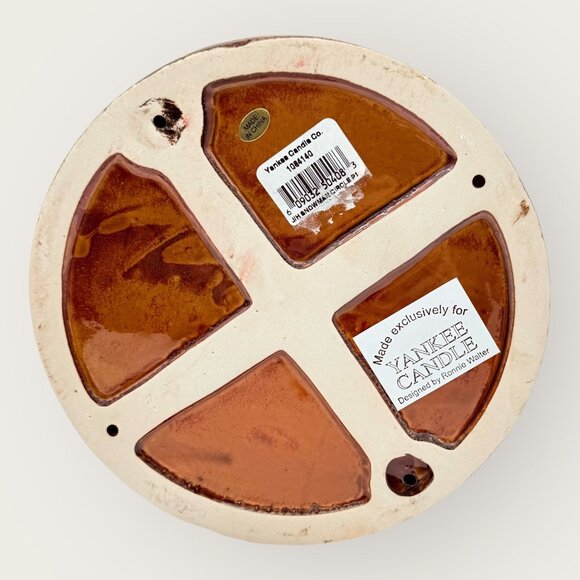 Yankee Candle Snowman Candle Holder Christmas Decor Ceramic Ronnie Walter Design - Picture 6 of 6